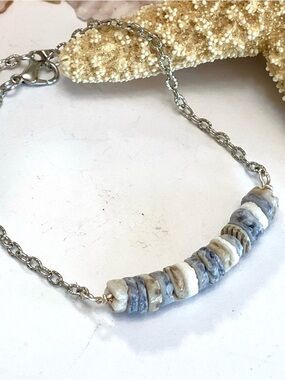 Summer Blues Coquina Shell Anklet/Bracelet